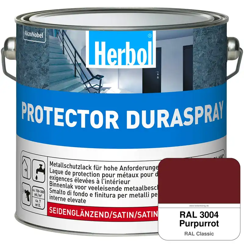 Kostenloser Rückversand Protector Duraspray (RAL 3004 Purpurrot)