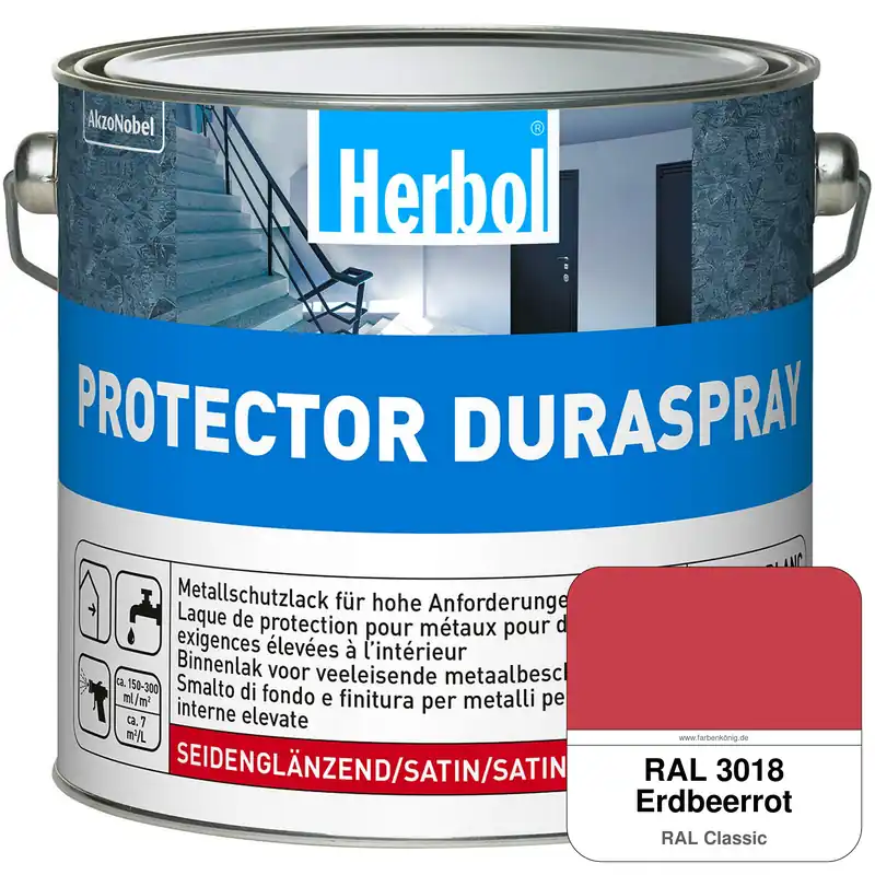 Protector Duraspray (RAL 3018 Erdbeerrot) Kracherpreis