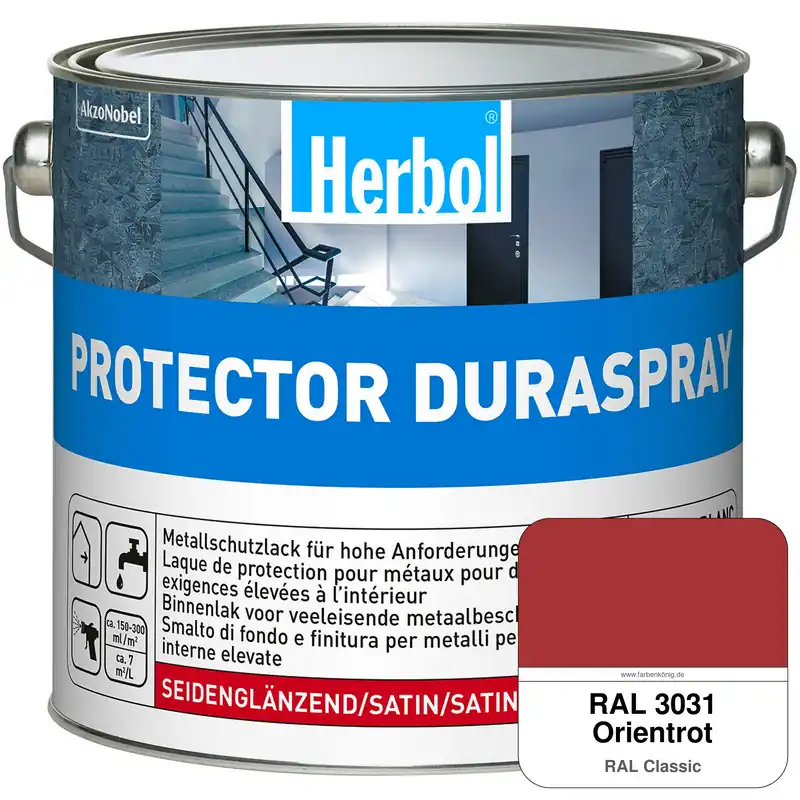 Top-Angebot Protector Duraspray (RAL 3031 Orientrot)