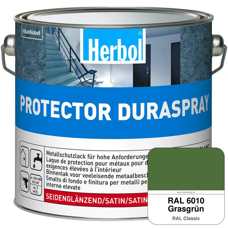 Geprüft Protector Duraspray (RAL 6010 Grasgrün)