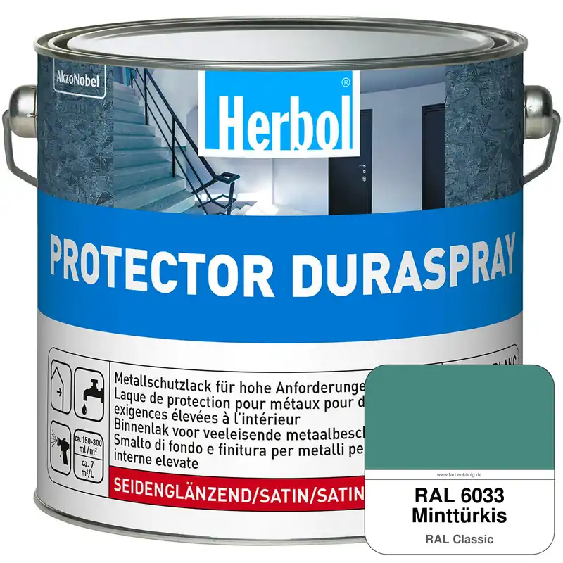Schneller Versand Protector Duraspray (RAL 6033 Minttürkis)