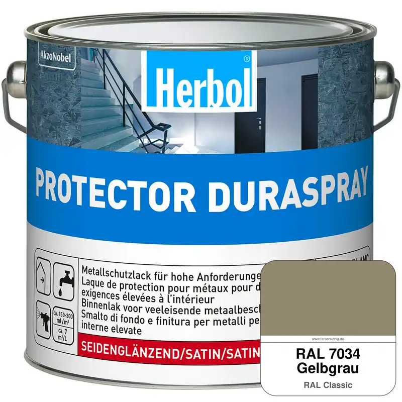Protector Duraspray (RAL 7034 Gelbgrau) Solange Der Vorrat Reicht