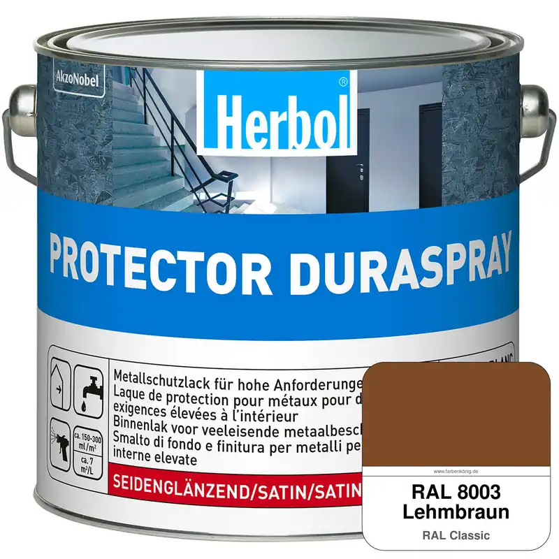 Protector Duraspray (RAL 8003 Lehmbraun) Kostenloser Versand
