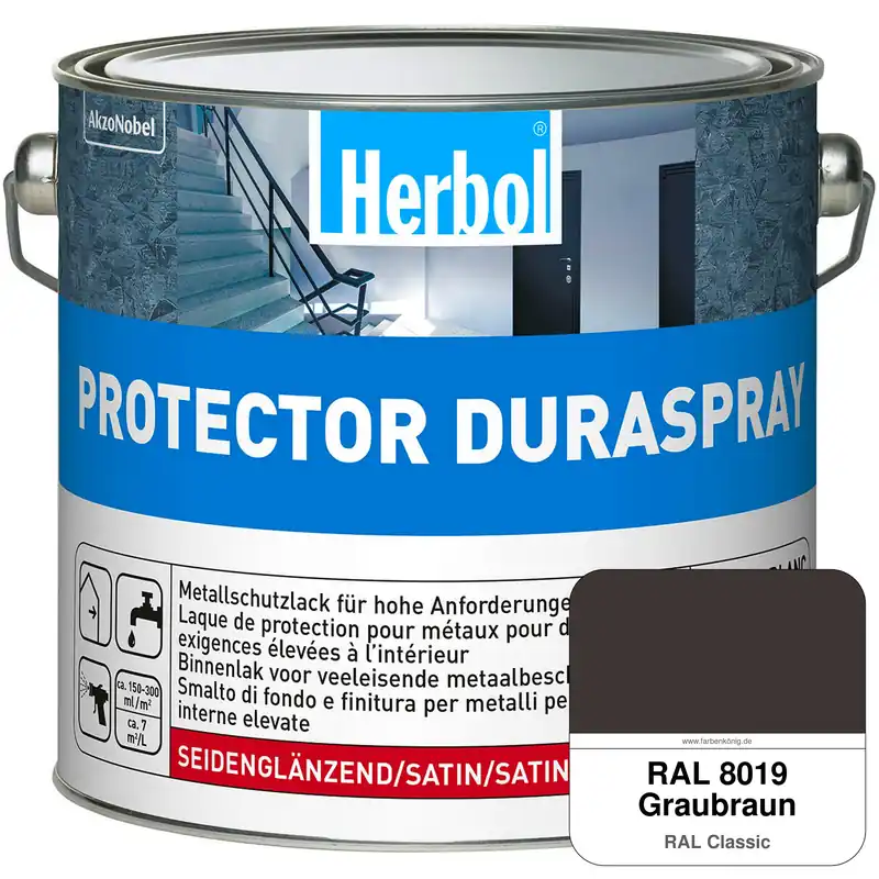 Protector Duraspray (RAL 8019 Graubraun) Nur Heute