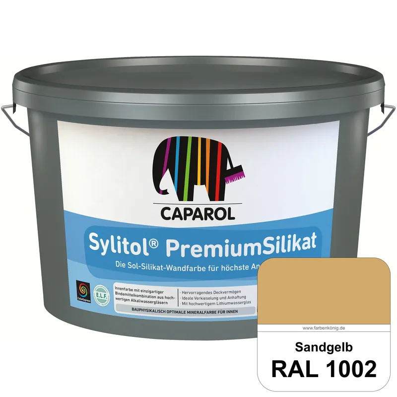 Angebot Caparol Sylitol PremiumSilikat (RAL 1002 Sandgelb) - ehemals Histolith PremiumSilikat