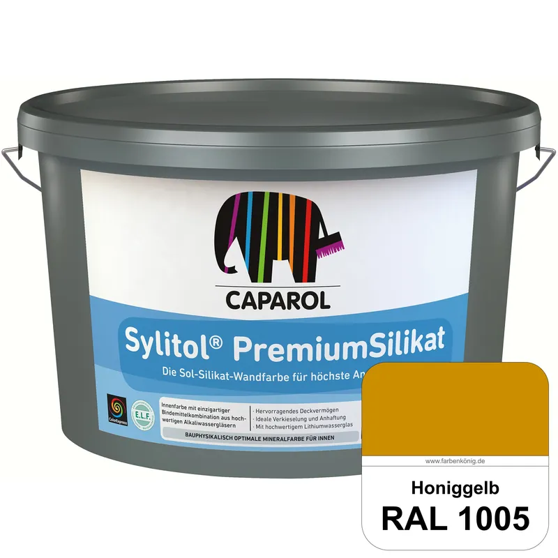 Knallerangebot Caparol Sylitol PremiumSilikat (RAL 1005 Honiggelb) - ehemals Histolith PremiumSilikat