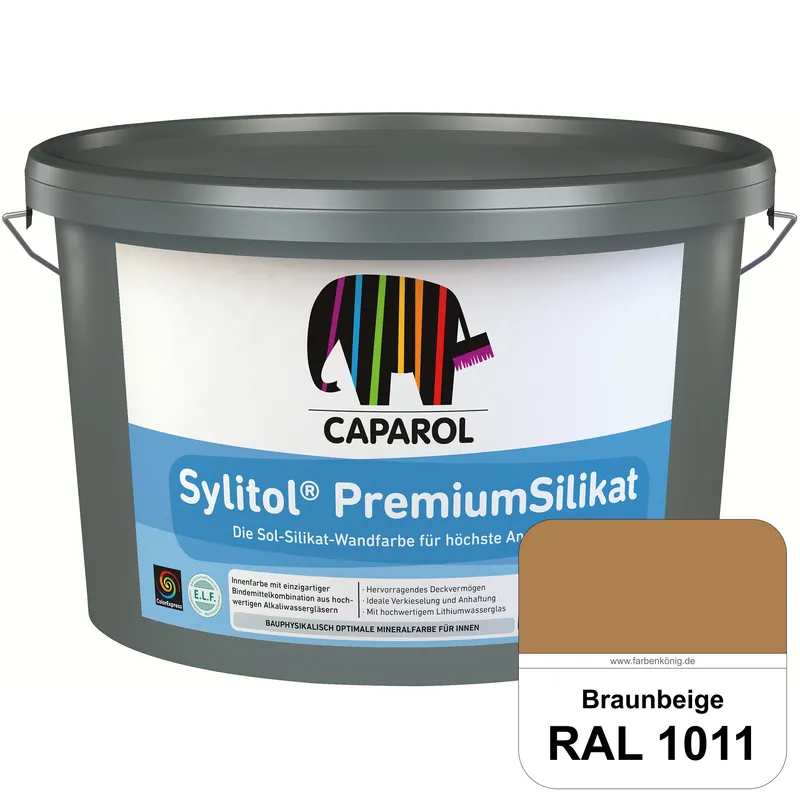 Sonderangebot Caparol Sylitol PremiumSilikat (RAL 1011 Braunbeige) - ehemals Histolith PremiumSilikat