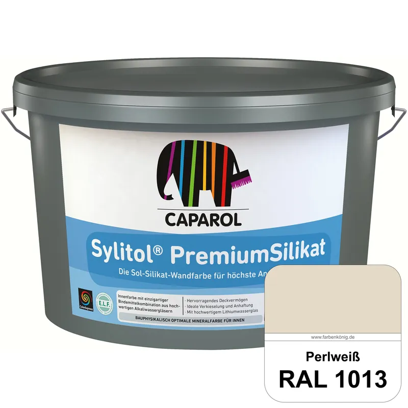 Expressversand Caparol Sylitol PremiumSilikat (RAL 1013 Perlweiß) - ehemals Histolith PremiumSilikat