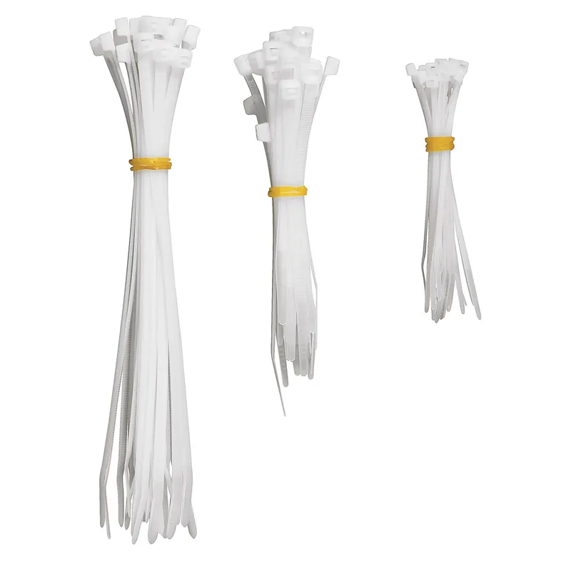 Basic Kabelbinder-Set weiß 75-teilig Begrenztes Angebot