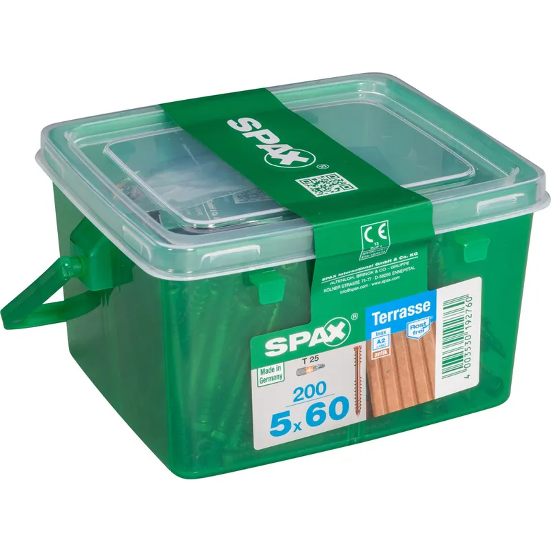 Spax Terrassenschrauben Zylinderkopf Kostenloser Versand