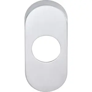 OGRO Drückerrosette PREMIUM 6621 - mit Hochhaltefeder, 23, 5 mm, silber elox Kostenfreie Lieferung