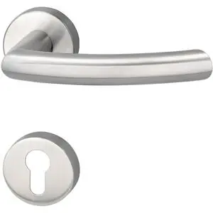 Marchesi Drückergarnitur ARC - auf Rosette PZ, 38 - 45, Edelstahl matt Sonderaktion