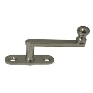 Nobrand Fensterreiber auf runder Platte, 20 mm, Stahl verzinkt silberfärbig Finale Aktion