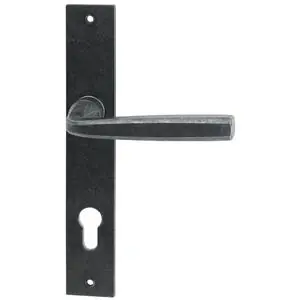 Meistverkauft Halcö Drückergarnitur HALL - auf Schild PZ 88, TS-50, schwarz passiviert