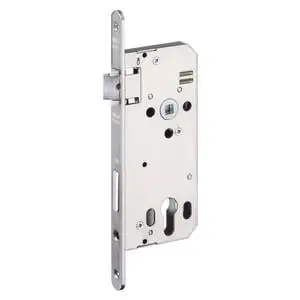 Grundmann WG Einstemmschloss 421 RK, PZW, links, DM 60, Stahl verzinkt silberfärbig Finale Aktion