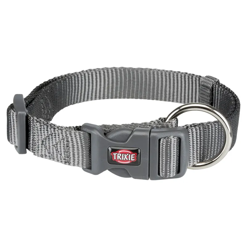 Trixie Premium Halsband Größe M-L 35-55 cm 20 mm graphit Must-Have