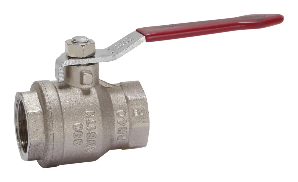 Abverkauf Bee Kugelhahn BR 990.1 Hebelgriff, IG/AG G 1", PN40, Messing