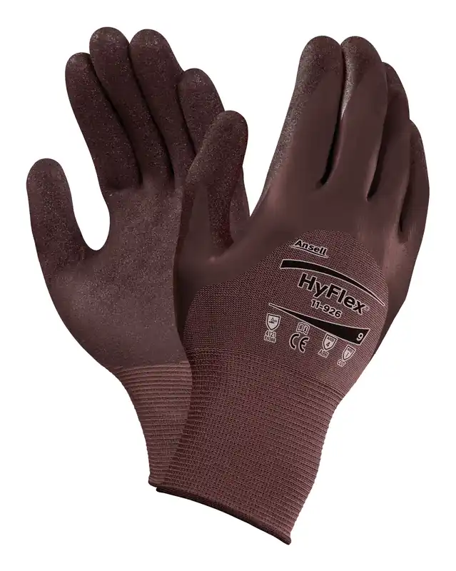 Abverkauf Ansell Handschuh HyFlex 11-926, violett, 3/4, Größe 7